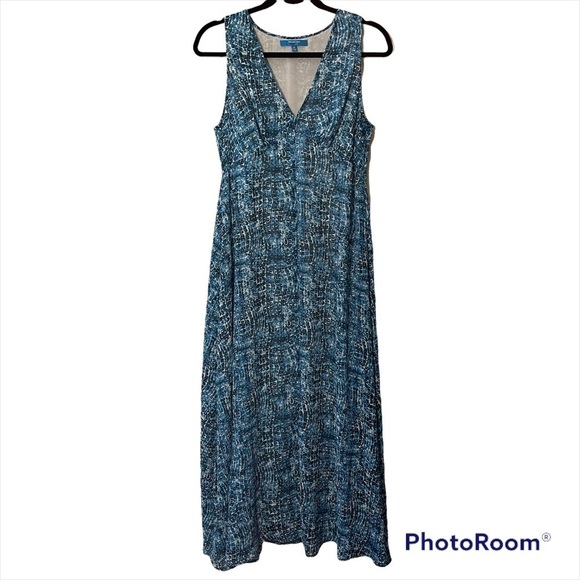 Derek Lam for design nation sleeveless geometric maxi dress fully lined size M - Picture 3 of 11